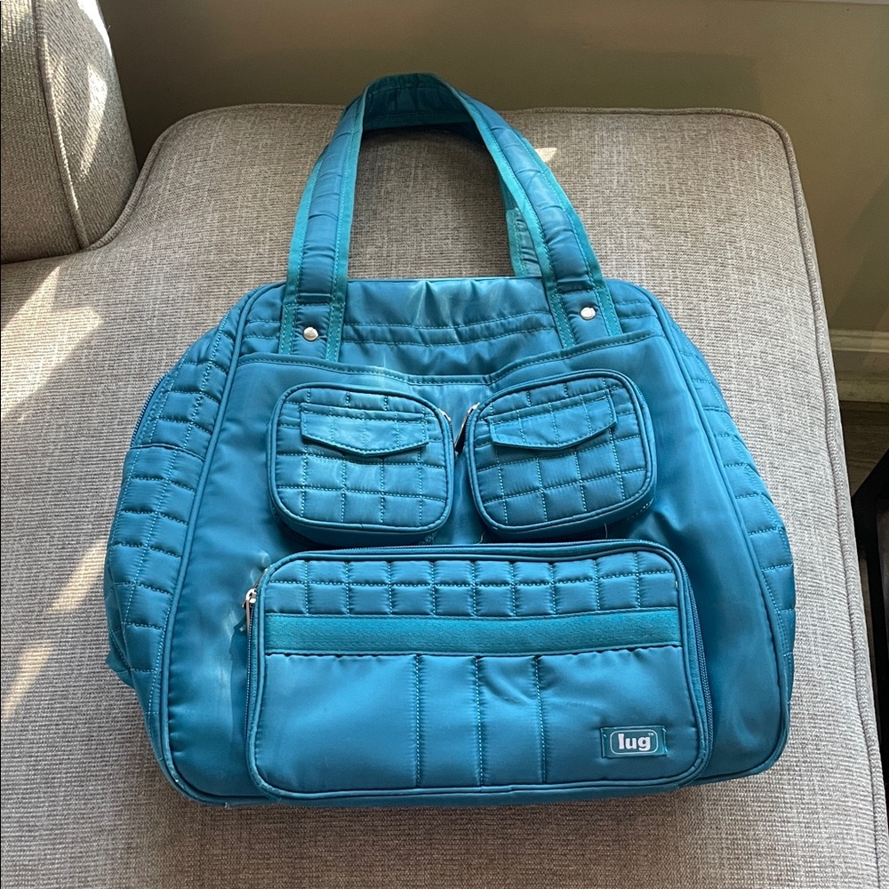 Lug Turquoise Puddle Jumper Travel Bag